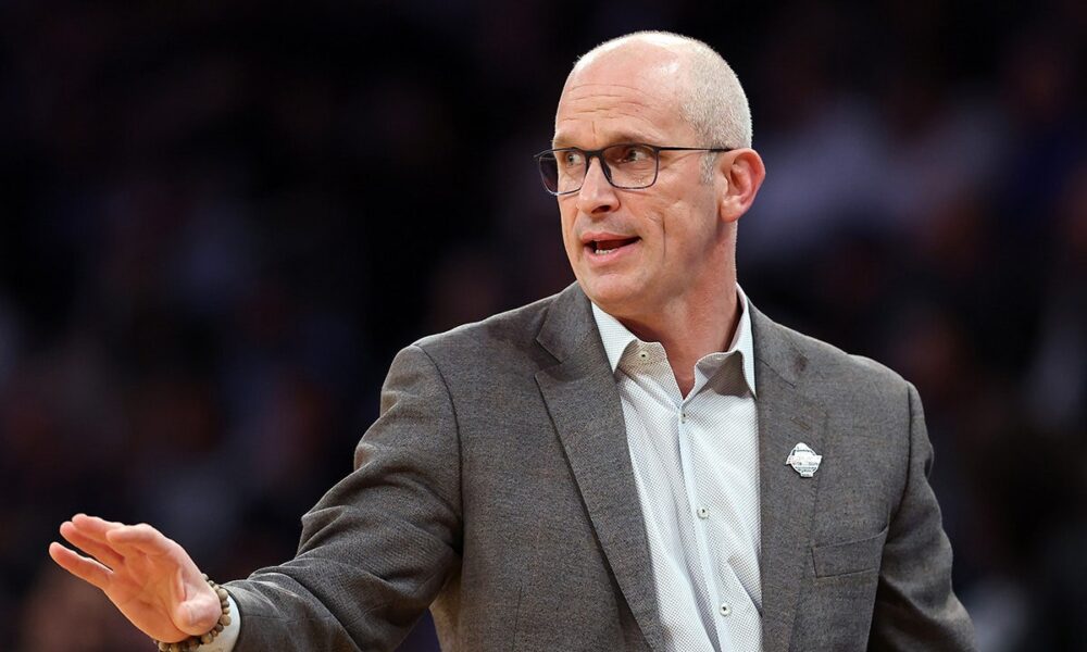 Dan Hurley credits ‘Jersey boss lady’ wife Andrea for keeping UConn out of trouble in wild finish vs Duke