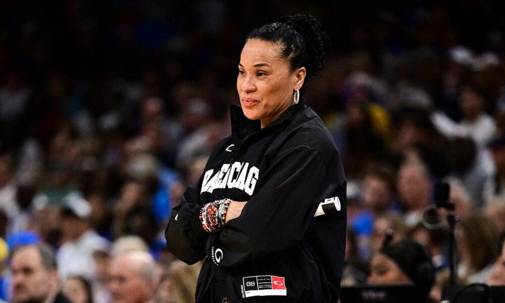 Dawn Staley gives classy answer after Geno Auriemma question following national title loss: ‘It’s UCLA’s day’