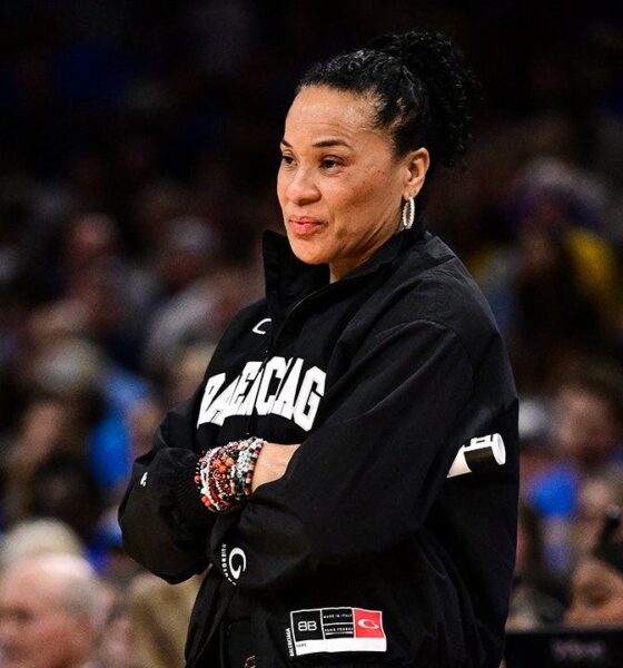 Dawn Staley gives classy answer after Geno Auriemma question following national title loss: ‘It’s UCLA’s day’