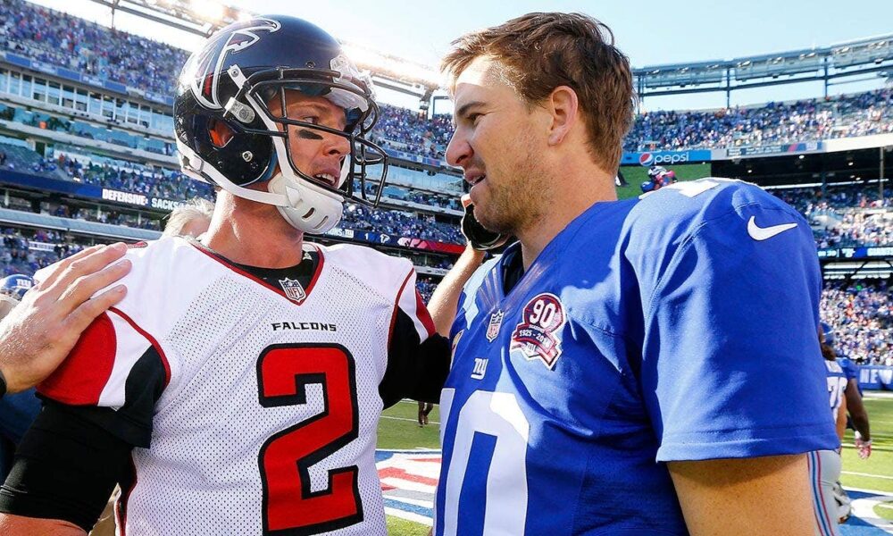 Eli Manning fires back amid debate comparing ex-Giants star to Falcons great Matt Ryan