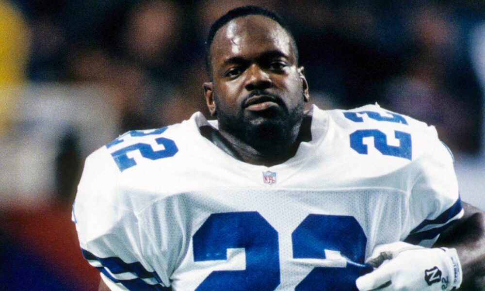 Emmitt Smith gives advice to NFL hopeful son who once admitted to feeling pressure of living up to family name