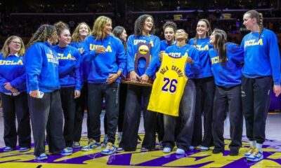 Jimmy Kimmel tells UCLA women’s basketball team to give Trump fake national championship trophy