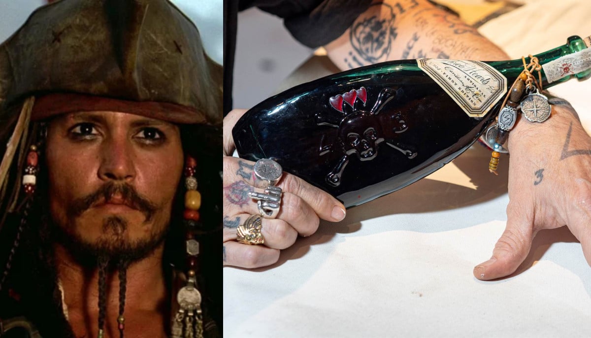 Johnny Depp shares the best thing about his new ‘Three Hearts Rum’ brand