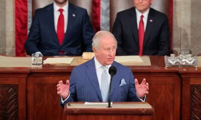 King Charles opens Congress speech with ‘everything in common except language’