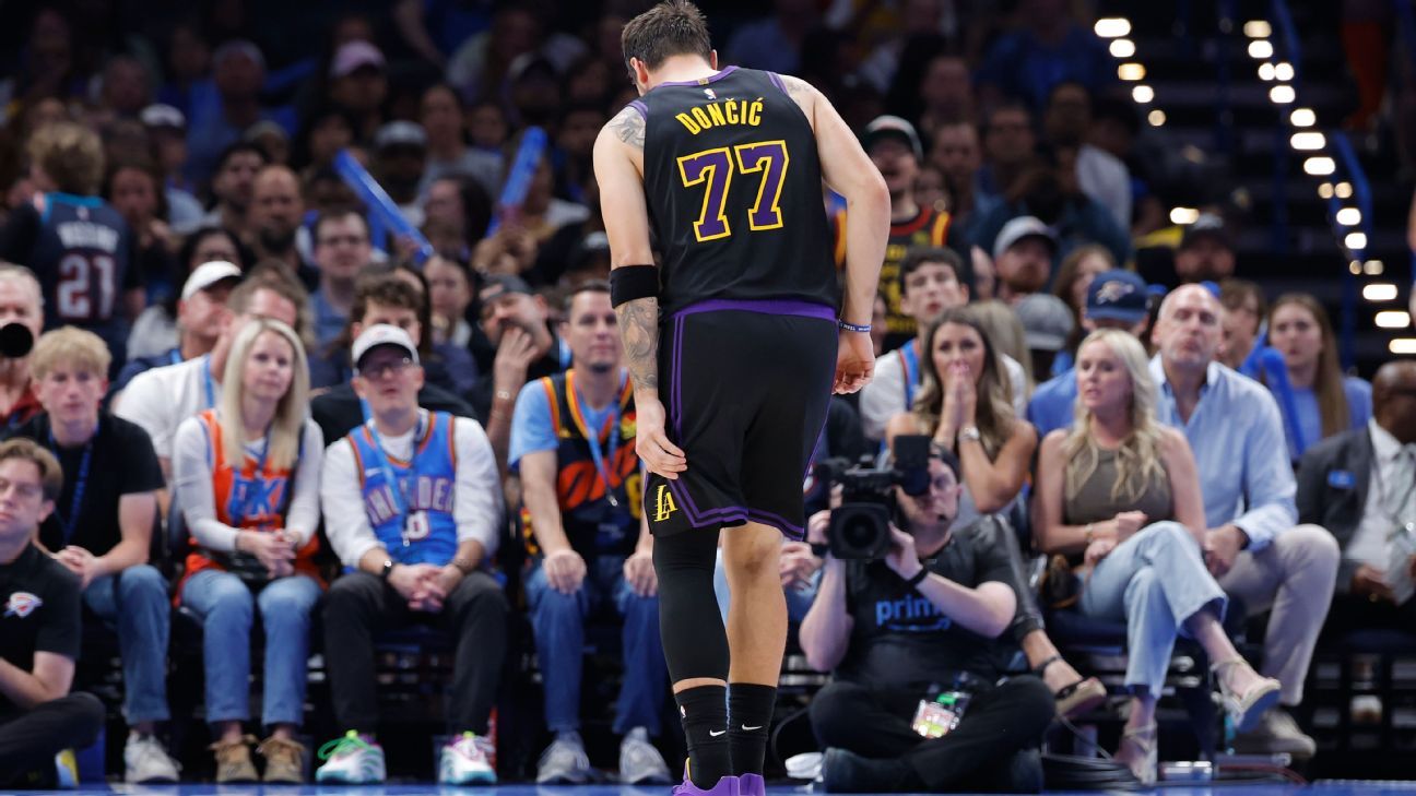 Lakers’ Doncic (hamstring) to miss at least rest of regular season