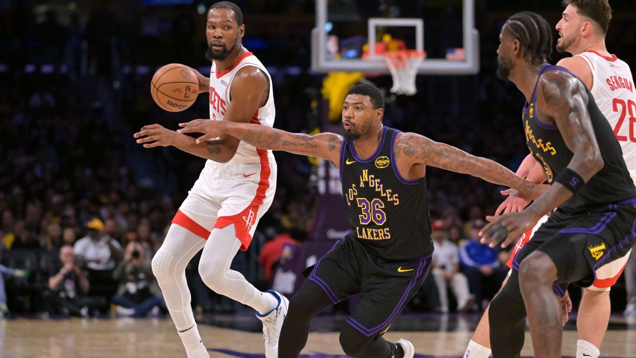 Marcus Smart’s breakout game helps Lakers go up 2-0 on Rockets
