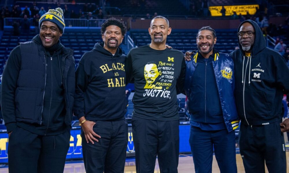 Michigan’s ‘Fab Five’ to reunite on Final Four alternate broadcast