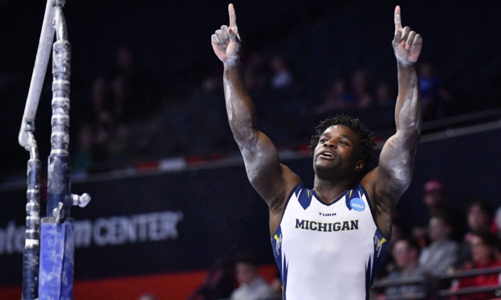 Michigan’s Richard repeats as NCAA men’s all-around champion
