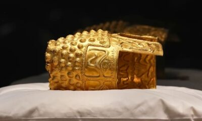 Museum heist mystery ends as Romania’s 2,500-year-old Golden Helmet returns home