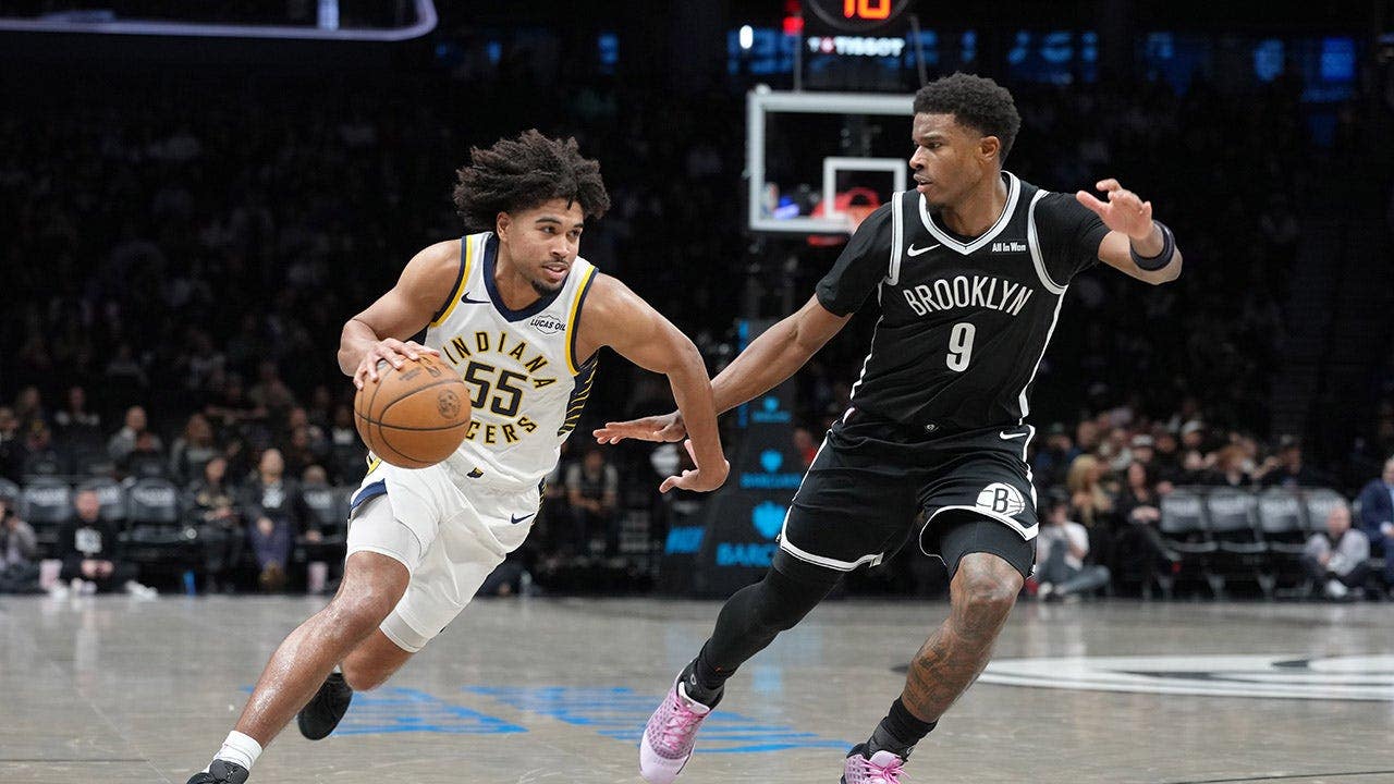 Pacers fans go viral after animated conversation caught on camera during Nets game in Brooklyn