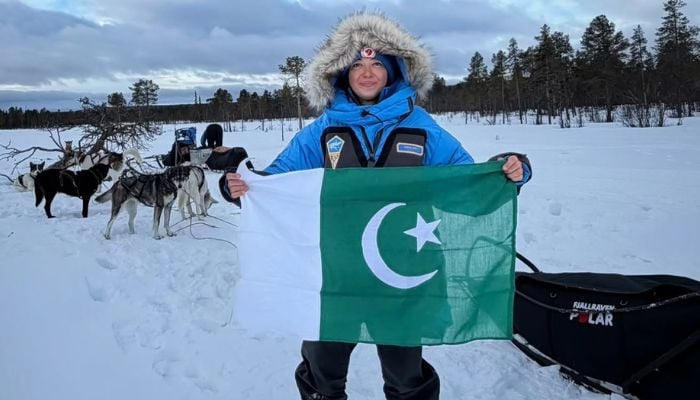 Pakistan’s Samar Khan completes 300km Arctic dogsled challenge