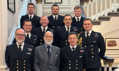 Prince Michael of Kent makes rare appearance at Submariners’ London reception