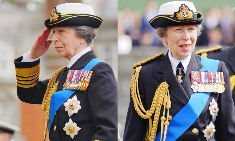 Princess Anne keeps up her relentless royal pace in Dartmouth
