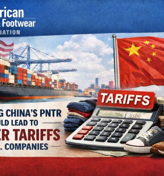 Revoking China PNTR may lead to higher tariffs borne by US firms: AAFA