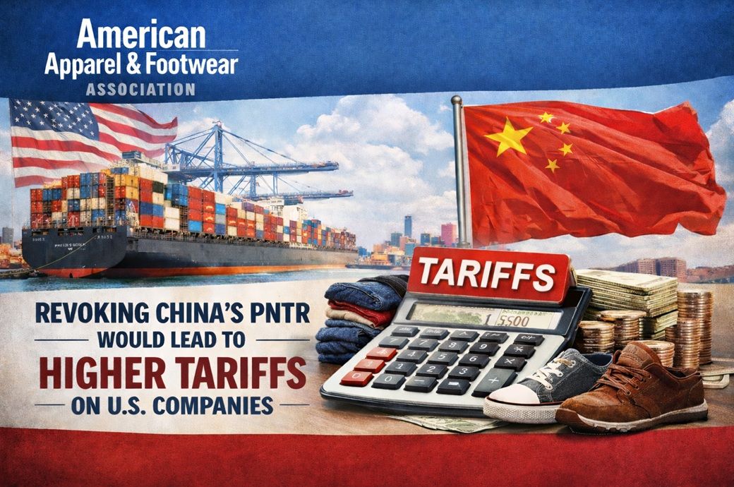 Revoking China PNTR may lead to higher tariffs borne by US firms: AAFA