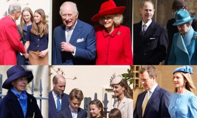 Royal Family out in full bloom with Kate and Charlotte like two peas in pod