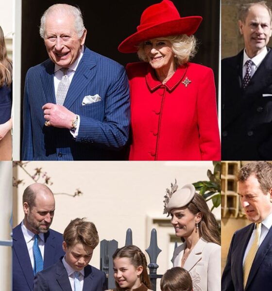 Royal Family out in full bloom with Kate and Charlotte like two peas in pod