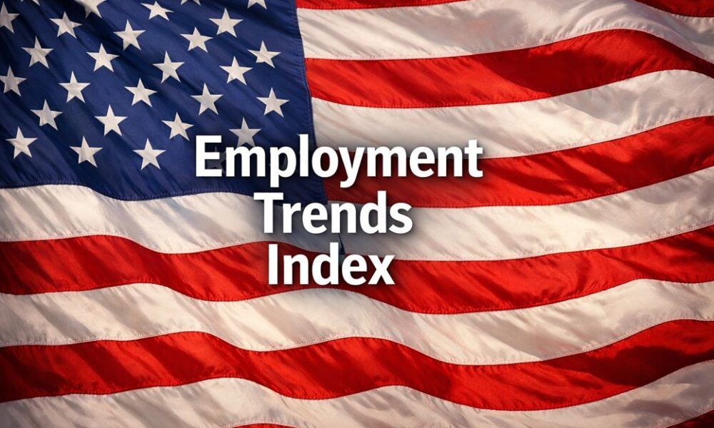 The Conference Board employment trends index for US declines in Mar
