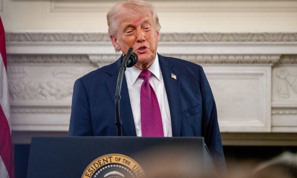 Trump repeats call for Congress to rein in college sports