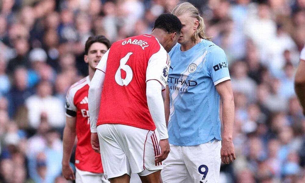 VAR review: Should Arsenal’s Gabriel have been sent off for headbutt?