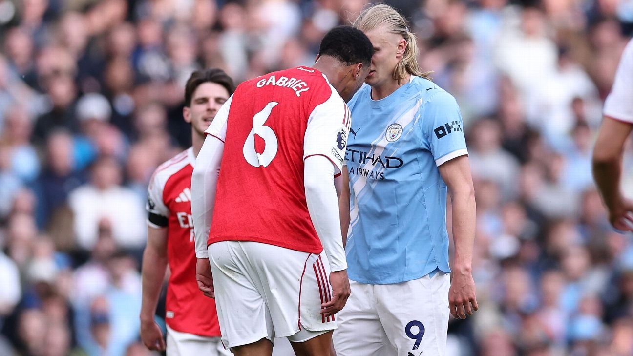 VAR review: Should Arsenal’s Gabriel have been sent off for headbutt?