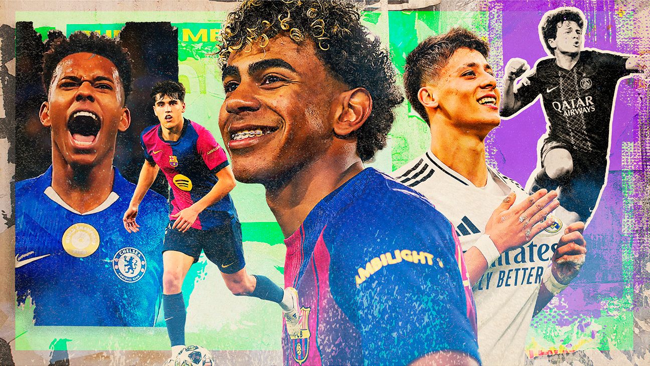 Yamal, Güler, Neves lead best U21 men’s soccer players