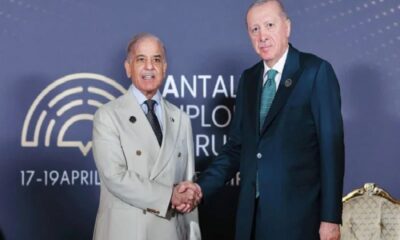 Turkish President Erdogan hails PM Shehbaz’s Mideast peace efforts at diplomacy forum
