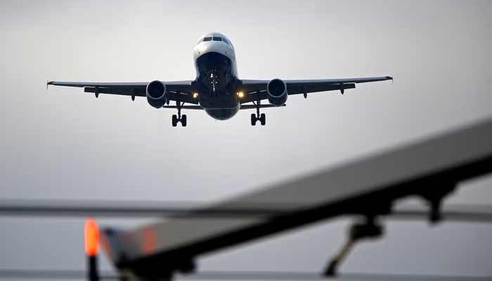 Plane hits pedestrian during takeoff at Denver airport
