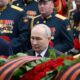 Putin says army fighting ‘aggressive’ Nato-backed force in Victory Parade address