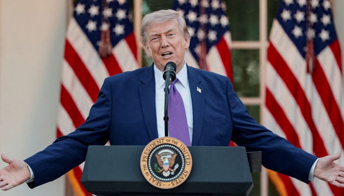 Trump goes on social media conspiracy posting spree