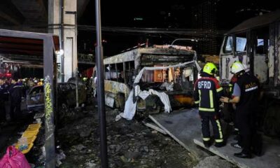 At least eight dead, 32 injured in Thailand after freight train hits bus