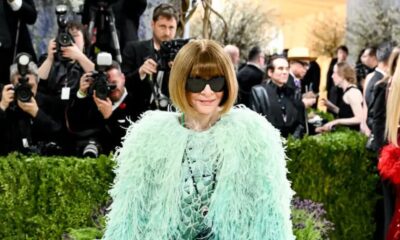 Anna Wintour feathers up for 2026 Met Gala look
