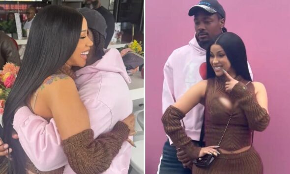 Cardi B cosies up to Stefon Diggs amid reconciliation rumours