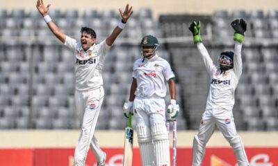 First Test: Abbas strikes thrice, Rahim stands firm for Bangladesh at lunch