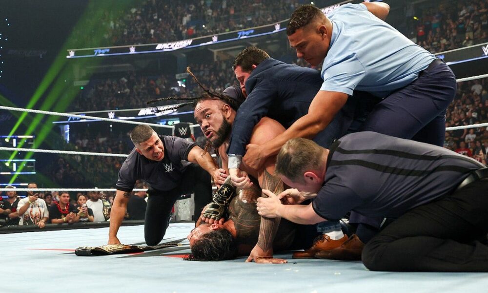 Jacob Fatu unleashes vicious assault on Roman Reigns after World Heavyweight Championship loss at WWE Backlash