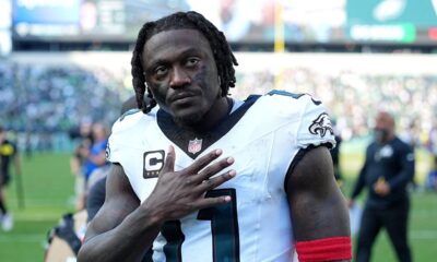 Jalen Hurts absent from AJ Brown’s wedding as Eagles trade rumors continue to swirl: report