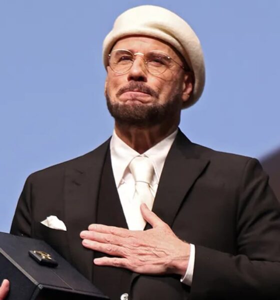 John Travolta gets emotional receiving surprise honour at Cannes Film Festival
