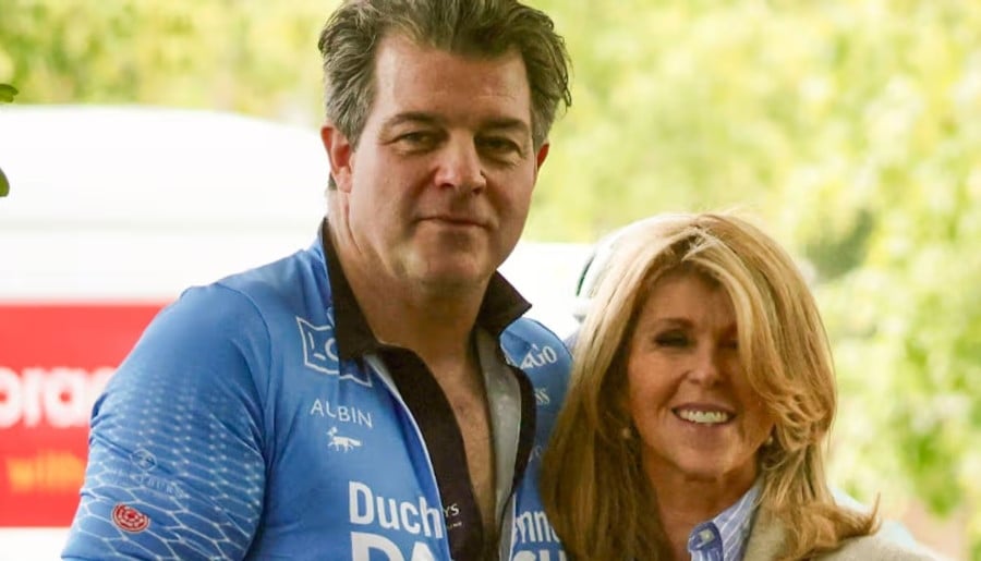 Kate Garraway reluctant to discuss Liam Halligan romance over ‘jinx’ fears