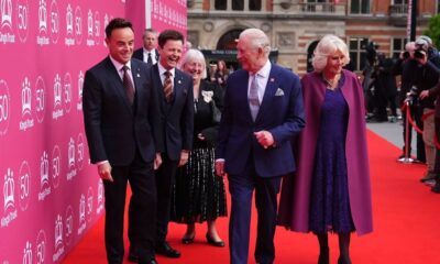 King Charles and Camilla mingle with Clooneys, Ant and Dec to celebrate 50th anniversary