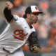 Orioles pitcher takes part in gender reveal as he walks off mound following relief appearance