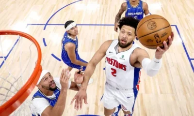 Pistons rout Magic to cap comeback | The Express Tribune