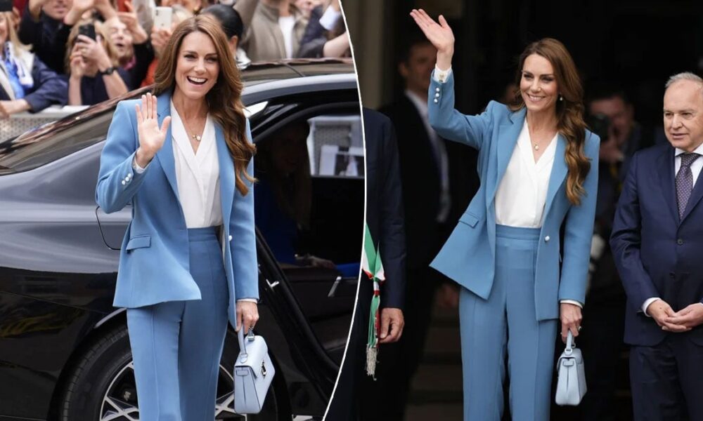Princess Kate receives roaring welcome as she steps out in Reggio Emilia
