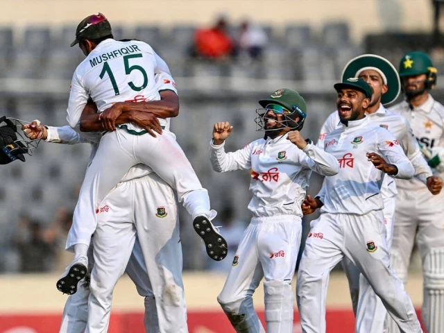 Rana stars as Bangladesh down Pakistan in 1st Test thriller | The Express Tribune