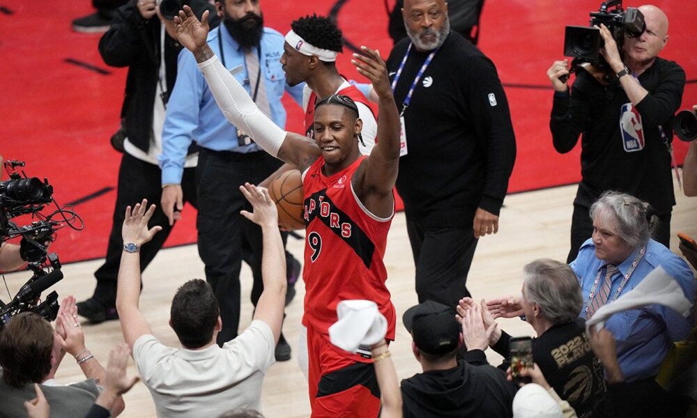 Raptors star RJ Barrett nails season-saving 3-pointer to force Game 7 against Cavaliers