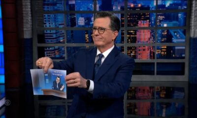 Stephen Colbert’s finale mirrors his first night as surprising interruptions hit farewell monologue