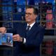 Stephen Colbert’s finale mirrors his first night as surprising interruptions hit farewell monologue
