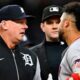 Tigers manager criticizes his own pitcher after he hit Red Sox batter, sparking benches to clear