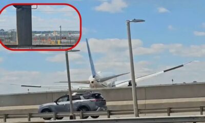 United Airlines 767 slams into NJ Turnpike light pole in viral crash—but what really happened?