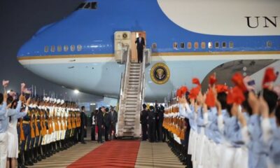 Trump lands in China for Xi summit as Tehran-Washington ceasefire teeters