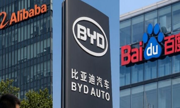 US Blacklists Chinese Tech Giants Alibaba, Baidu and BYD